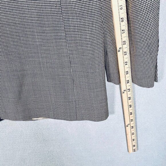 Jack Victor Blazer Mens 46R Gray Wool Union Made Houndstooth Jacket - Picture 15 of 15